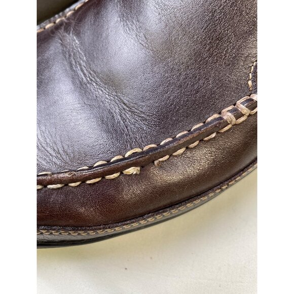 Cole Haan Men's Brown Leather Loafers / Slip on Shoes Size 10W SKU 6001 - Picture 8 of 8